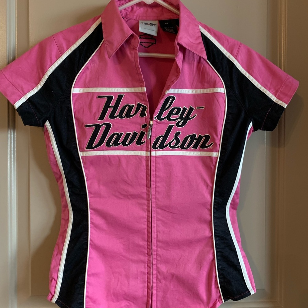 Small women Harley Davison shirt